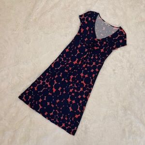 Boden Blue Polka Dot Midi Dress Casual Jersey 4